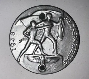  Veranstaltungsabzeichen vom Reichsparteitag 1938 in Nürnberg