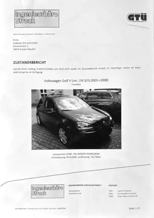 Volkswagen Golf V Lim. Trendline TÜV+INSPEK.+BATTER.+BREMSEN Bild 2