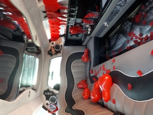 Weiße Stretchlimousine Limousine mieten in Hannover Niedersachsen  Bild 9