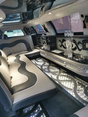 Weiße Stretchlimousine Limousine mieten in Hannover Niedersachsen  Bild 8