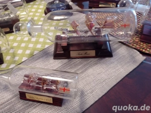 Modellschiff in Glasflasche