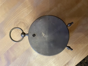 Barometer Wetterstation antik 1920 Weckerform Bild 4