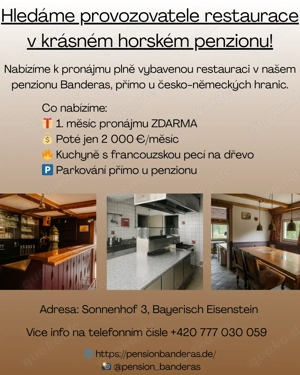 Restaurantmiete in einem Berggasthof