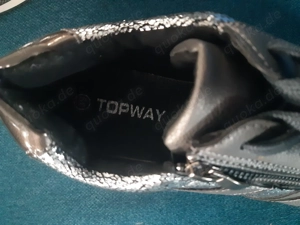 nagelneue Damensneaker mit Gltzereffekten von Topway Bild 4