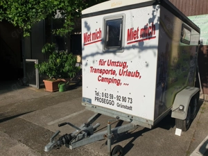 Anhänger geschlossener Kasten mieten oder kaufen 