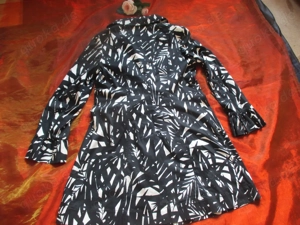 NEU Ausgefallen edel Retro- Style Trench Coat Mantel NICOWA Gr. 38- 40 S- M schwarz crem  beige