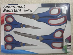 Scherenset Edelstahl 4-teilig