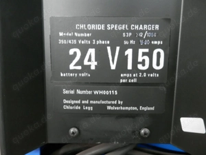 Batterieladegerät 24V, 150A für Gabelstapler Bild 2 Batterieladegerät 24V, 150A für Gabelstapler Bild 2