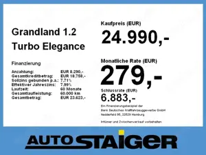 Opel Grandland 1.2 Turbo Elegance FLA 360 ParkAss. Bild 4