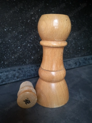 WMF Naturholz Pfeffermühle mit Keramik Mahlwerk 16,5cm groß Bild 3