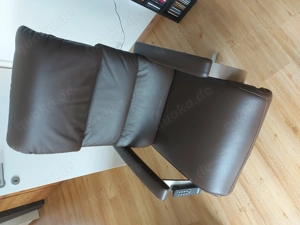 Relaxsessel in Leder braun