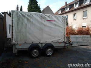 Anhänger Westfalia, 2 Tonnen, Doppelachse, Hochplane, MIT frischem TÜV 08-2027