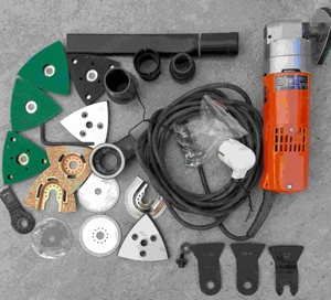 Fein Deltaschleifer Dreieckschleifer MSX 636 mit viel Zubehör, defekt Typenschild MSX 636 150W 0,75A