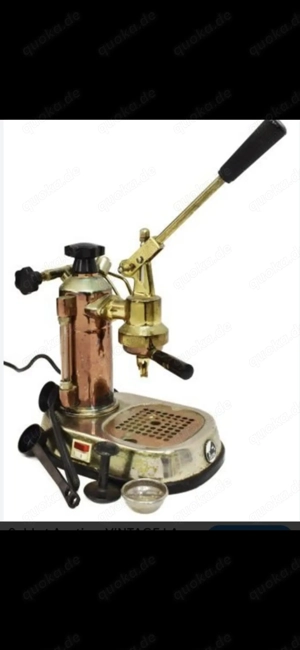 Original-Italienische-Espresso-Machina,Antik & gut erhalten.