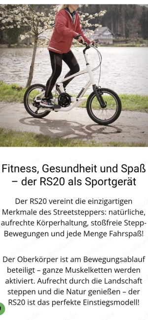 Stepper-Bike,absolut neuwertig,super-effizient,mobil,platzsparend. Bild 2
