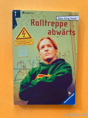 Jugend Buch Rolltreppe abwärts Hans-Georg Noack