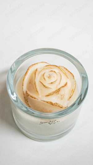   Handgemachte Duftkerze  Crystal Glow    Eleganz in jedem Glas  