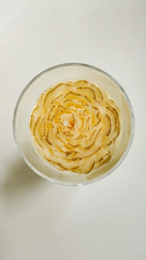   Handgemachte Duftkerze Crystal Glow   Sojawachs Kerze im wiederverwendbaren Glas