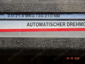 Biete  wenig  gebrauchten  Drehmomentschlüssel  30 bis  210  Nm