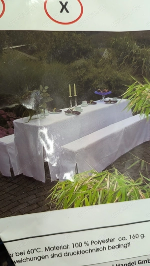 Bierbankhussen mit Polster ca 15 Sets günstig abzugeben 