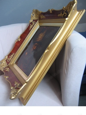 Gut erhaltenes Rosenthal Porzellanbild,  Der Mann mit dem Goldhelm  Bild 2