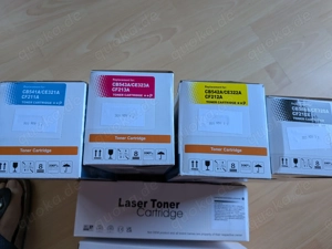 Toner Kartuschen farbig für HP Laser Drucker. OVP NEU