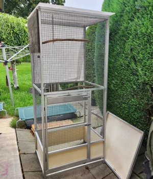 Alu Voliere für Vögel