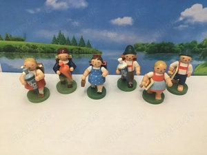 Wendt & Kühn Satz 6 Schulkinder Erzgebirge 