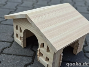 Haus für Meerschweinchen und Kleine Tiere Kleintierhaus mit Dach 