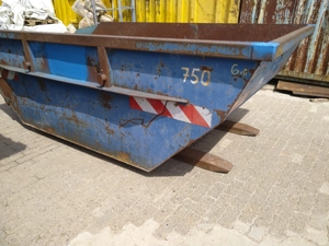 Absetzcontainer 6 cbm  Absetzmulde mit Klappe Bauschuttmulde Container Absetzkipper