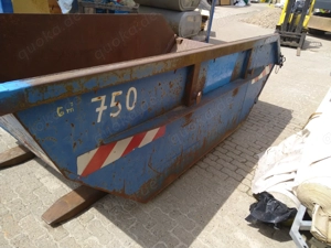 Absetzcontainer 6 cbm  Absetzmulde mit Klappe Bauschuttmulde Container Absetzkipper Bild 4