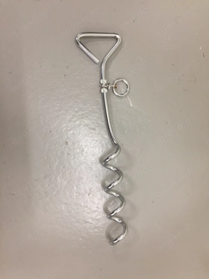 Neuer Spiral-Erdanker mit Öse für Boote, Zelte und ähnliche Outdoor-Aktivitäten, schwere Ausführung.