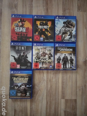 PS4 Spielekollektion