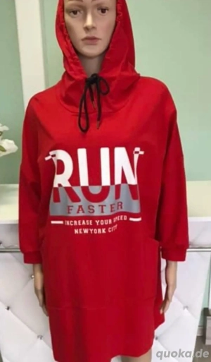lange Hoody mit kaputze 
