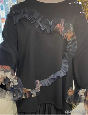 Damen Bluse mit Tüll 