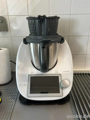 Thermomix TM 6 (nicht TM 5) Kompletter Behälter mit Korb, Messer, Varoma und Ständer