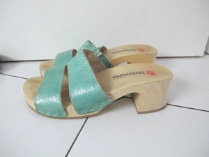 Berkemann Gr 41  Holz Pantoletten Sandaletten 