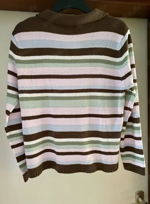 Damen Shirt BLUHMOD Langarm Gr. M  BW 52 cm gestreift Top Bild 5