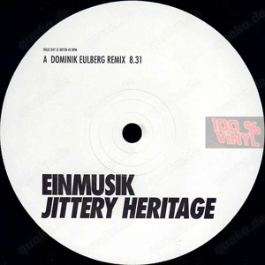 Einmusik - Jittery Heritage Remixes 12" Vinyl Minimal Tech House Techno