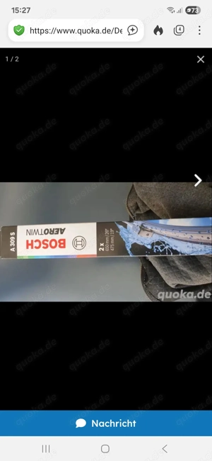 Bosch Scheibenwischer. 