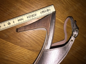 Pura Lopez Mercedeh High Heels Gr. 39,5-40 Pumps Party Leder OVP Bild 9