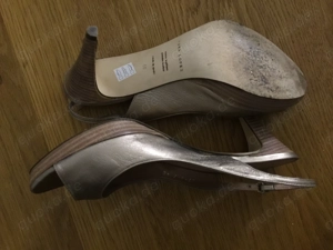 Pura Lopez Mercedeh High Heels Gr. 39,5-40 Pumps Party Leder OVP Bild 7