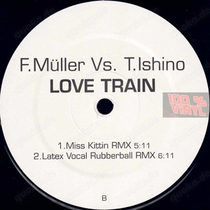 Frank Müller vs. Takkyu Ishino - Love Train 2002 12" Vinyl Electro Synth-pop