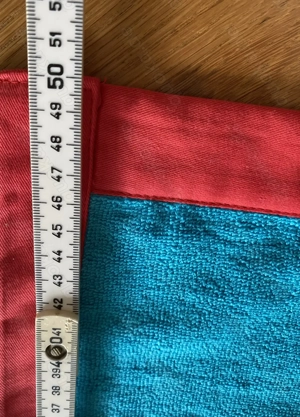 PALMERS Handtuch 50x100 Bordüre Weich Uni Türkis Rot BW OVPNeu Bild 6