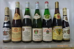 Für Sammler: Konvolut 7 Flaschen Jahrgangsweine 1973 - 1983 je 3,00 Euro