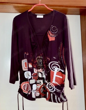 BONITA Damen Shirt Bluse Gr. M-L (42-44) BW 52cm wNeu