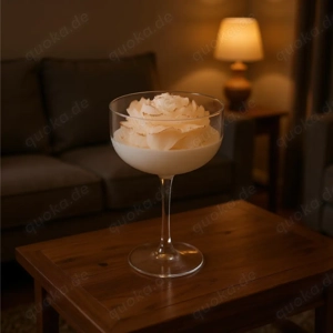   Handgemachte Duftkerze im Glas   Crystal Glow Unikat | Luxus Kerze | Geschenkidee & Wohnkultur