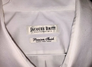 **reserviert**  JACQUES BRITT Premium Finish XXL BW 64 Super Easy Care Hemd Weiß Top Bild 2