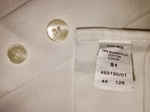 **reserviert**  JACQUES BRITT Premium Finish XXL BW 64 Super Easy Care Hemd Weiß Top Bild 5
