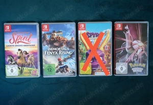Nintendo Switch Spiele Paket Pokémon, Spyro und Spirit